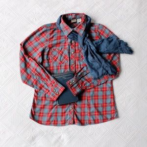 L.L. Bean Plaid Button-down.